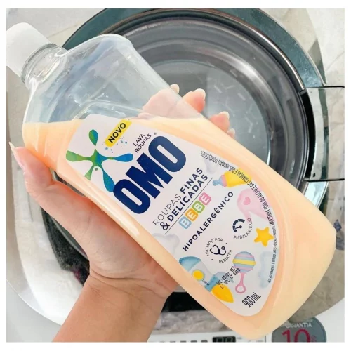 Sabão Líquido Omo Roupas Finas e Delicadas Bebê 900ml