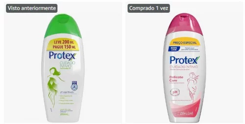 🔥 Sabonete Íntimo Líquido Protex Cuidado Íntimo Fresh Equilibrium 200ml Embalagem Promocional Leve 200ml Pague 150ml