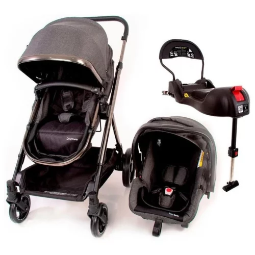 Safety 1st Travel System Discover Trio com Isofix, Grey Chrome