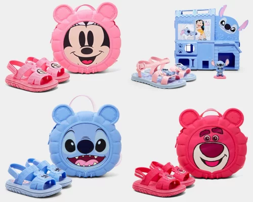 Sandália Grendene Disney Puff Bag