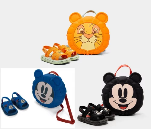 Sandália Grendene Disney Puff Bag - Menino