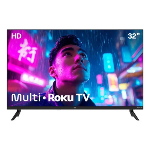 > Smart Tv Dled 32 Hd Multi Essencial Roku Wi-fi