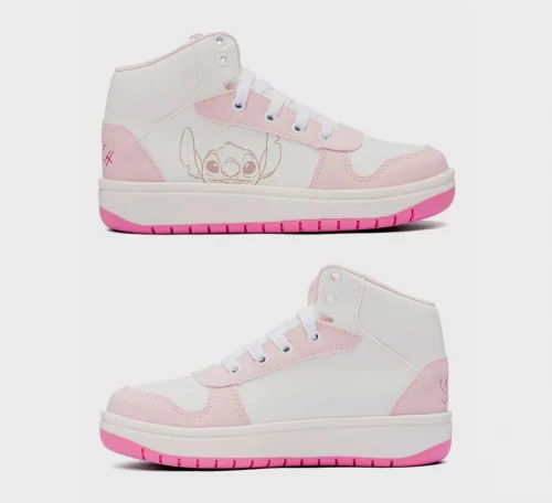 Tênis Casual Disney Stitch Rosa (Tam 28 ao 33)