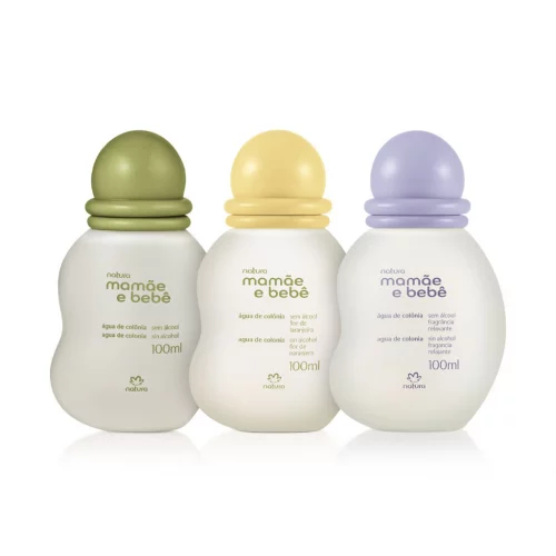 Trio de Colônias Mamãe e Bebê (100ml cada)