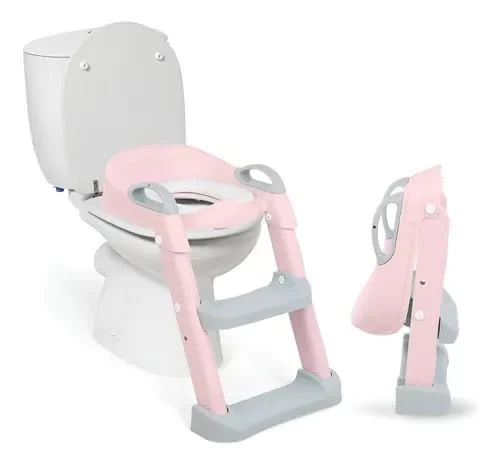 Troninho Redutor Assento 2 Em 1 Com Escada Pink Lea Kikkaboo