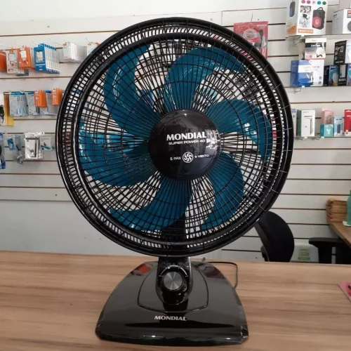 Ventilador de Mesa Mondial 30cm Super Power 6 pás VSP-30-AP Preto