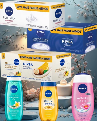💥 Você gosta dos sabonetes Nivea? Então aproveita que hoje tem vários no precinho!!!