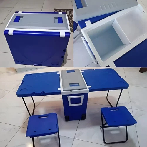 a famosa caixa térmica 5 e 1 💙 ela é perfeita 😅