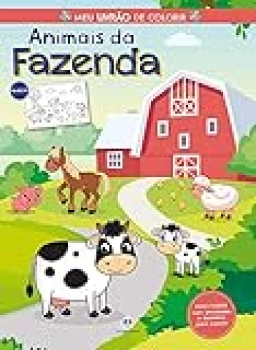 Animais da fazenda - Meu livrão de colorir