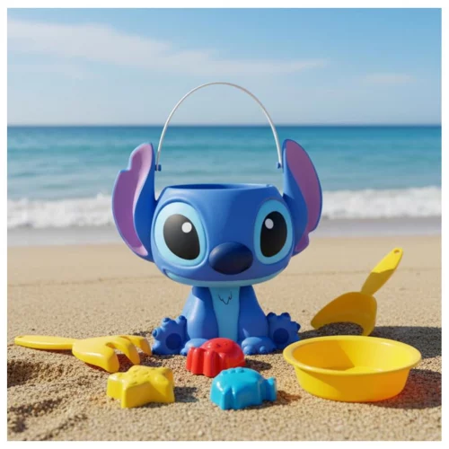 BARATINHOOO 🩵 Balde de Praia STITCH 💙 🥰