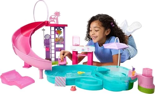 🛍️Barbie Conjunto de Brinquedo Piscina dos Sonhos para crianças a partir de 3 anos 🛍️Barbie Conjunto de Brinquedo Piscina dos Sonhos para crianças a partir de 3 anos