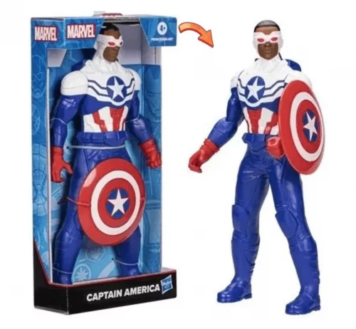Boneco Capitão América Mighty Hero Series Marvel