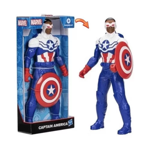 Boneco Capitão América Mighty Hero Series Marvel