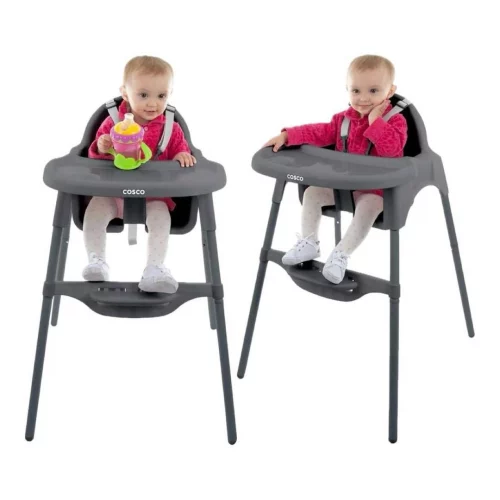 Cadeira de Refeição Cook Cosco Cinza