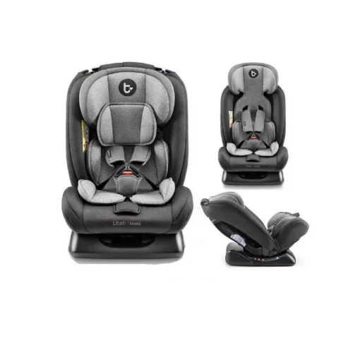 Cadeira Litet Mass 0-36 Kg Preta e Cinza - BB458