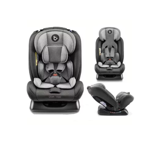 Cadeira Litet Mass 0-36 Kg Preta e Cinza - BB458
