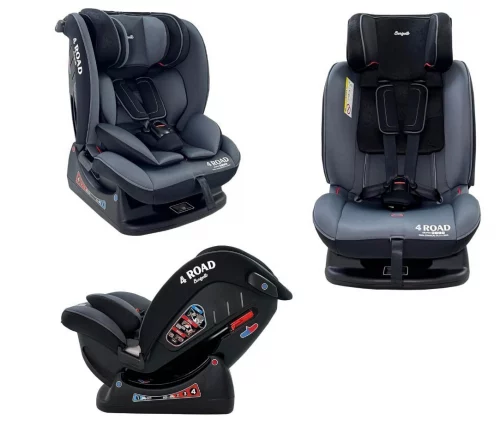 Cadeira Para Auto 4Road Gray Black 0 a 36kg Burigotto