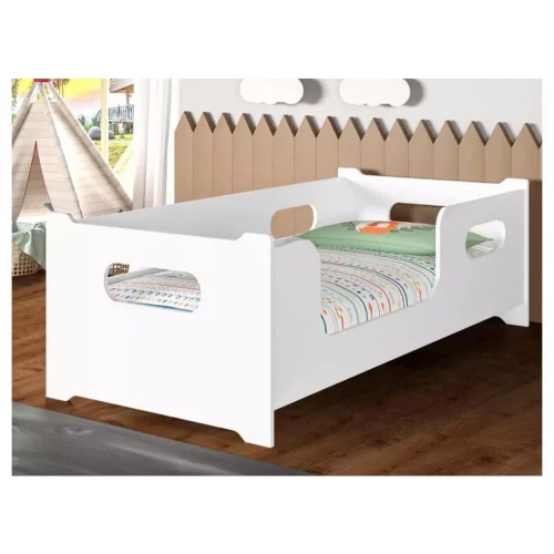 Cama Infantil Montessoriana Encanto Com Proteção Lateral Mini Cama