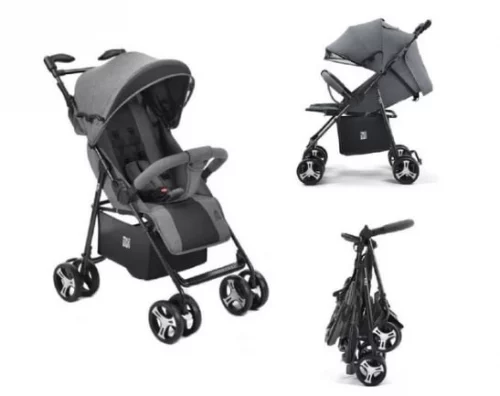 Carrinho de Bebê Flick 15kg Preto, Multikids Baby