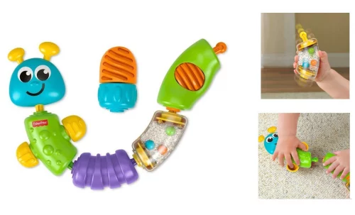 Centopeia de Atividades Fisher Price, Mattel, Amarelo