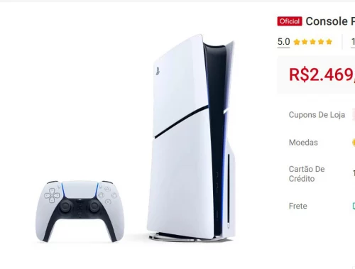 🔥🔥 Console PlayStation 5 Edição Slim COM LEITOR - R$2469