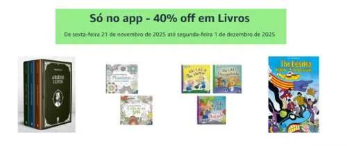 🚨 CORRE CUPOM 40% AMAZON 🚨