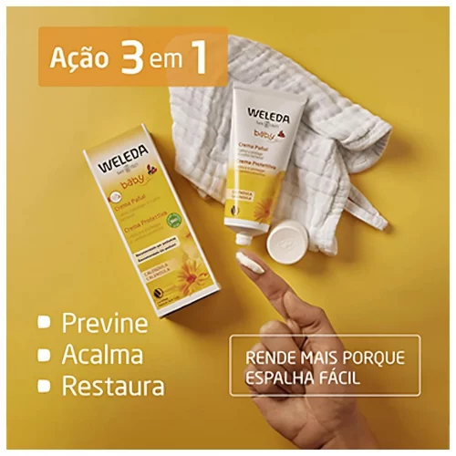 Creme para Prevenção de Assaduras Weleda Baby Calêndula 75ml
