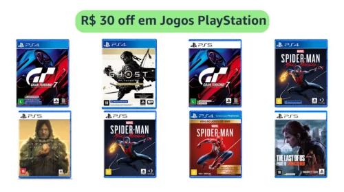 🔥 Cupom R$ 30 OFF em Jogos PlayStation Selecionados na Amazon