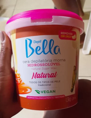 Depilbella Cera Hidro Natural 1300g, Depil Bella