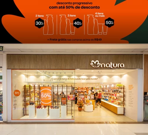 Desconto Progressivo na Natura Com Até 50% OFF + Desconto do cupom 😍 Desconto Progressivo na Natura Com Até 50% OFF + Desconto do cupom 😍
