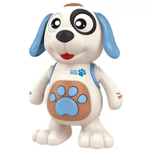 DM Toys Brinquedo Interativo Musical Mexe Danca Luz e Som Dancing Cachorro