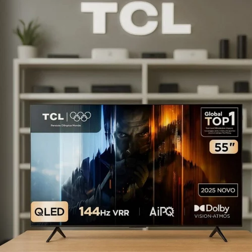 é  QLED 55" com cuponzinho!!