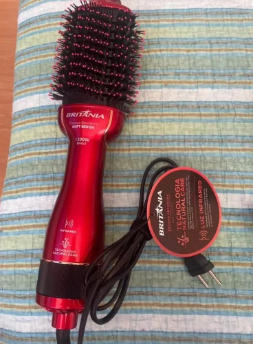 🚨 Escova Secadora Alisadora Modeladora Britânia 1300w Bilvolt 🚨 Escova Secadora Alisadora Modeladora Britânia 1300w Bilvolt