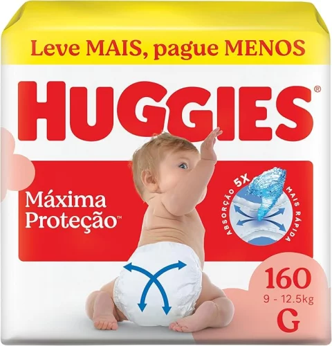 💜💚FRALDA HUGGIES MÁXIMA PROTEÇÃO 💜💚