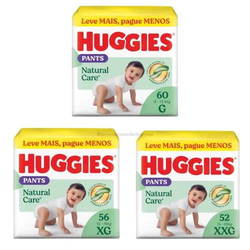 Fralda Huggies Natural Care