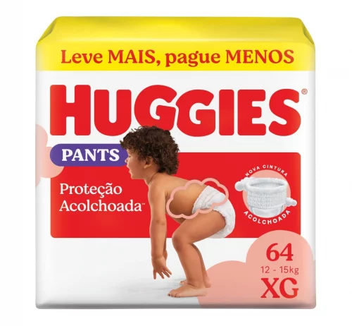 Fralda Huggies  Supreme Care Roupinha XG 64 unidades