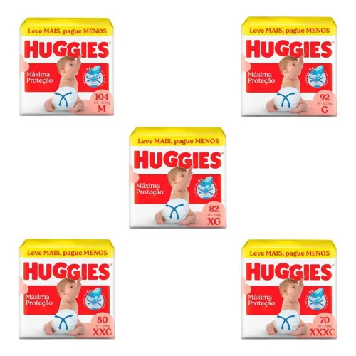 Fralda Huggies Supreme Care