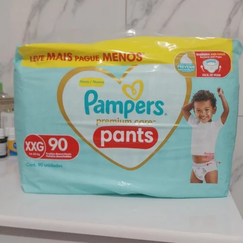 Fralda Pampers Pants Premium Care XXG 90 Unidades