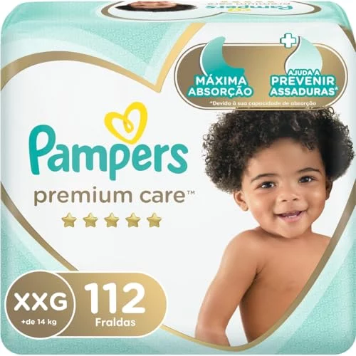 🛍️Fralda Pampers Premium Care XXG - 112 fraldas