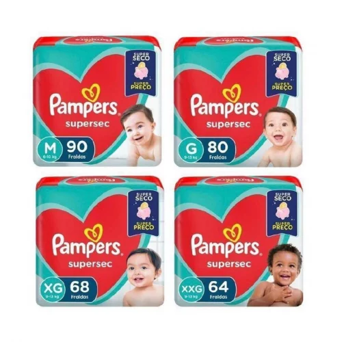 Fralda Pampers Supersec