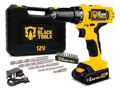🔥 Furadeira Parafusadeira Sem Fio A Bateria Tb-12e 12v - R$59