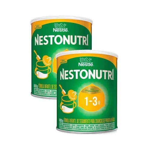 Kit 2 Fórmula Infantil Nestonutri 1+ 800g