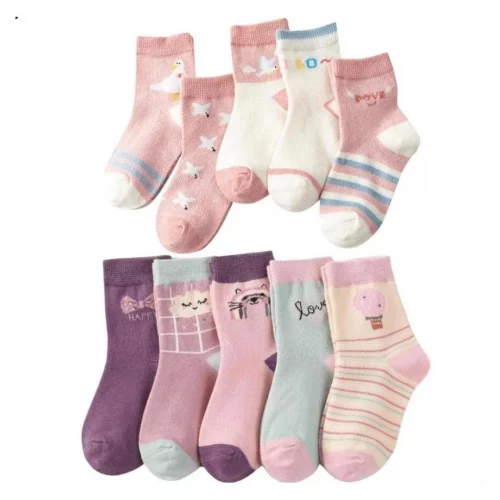 Kit 6, 12 ou 18 Pares Meias Infantil Masculina e Feminina 0 A 10 Anos Ótima Qualidade e Confortável