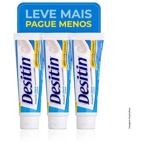 Kit com 3 Desitin Creme Preventivo De Assaduras 113g cada