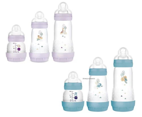 Kit com 3 Mamadeiras Easy Start 130/260/320ml - MAM