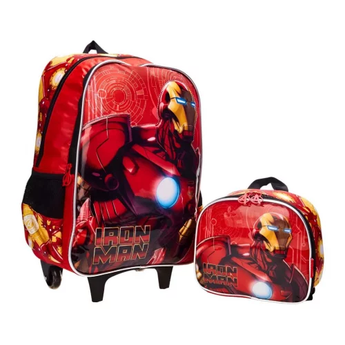 Kit Mochila E Lancheira Avangers Disney Luxcel
