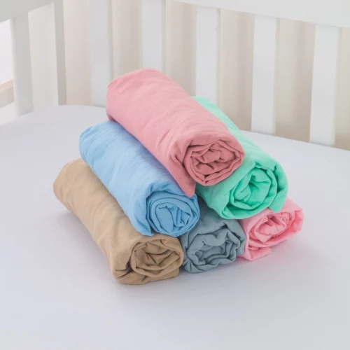 🛍️Lençol Para Berço De Malha Com Elastico Padrão Americano