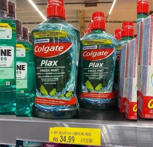 LITRÃO DE ENXAGUANTE TÁ DADO