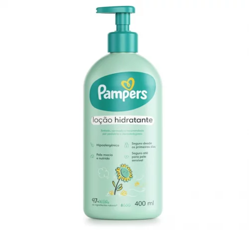 Loção Hidratante para o Corpo Pampers Girassol 400ml
