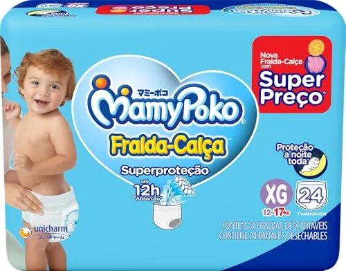 🛍️MamyPoko Fralda-Calça Superproteção Xg 24 Unidades